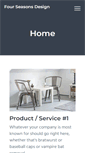 Mobile Screenshot of fourseasonsdesign.com